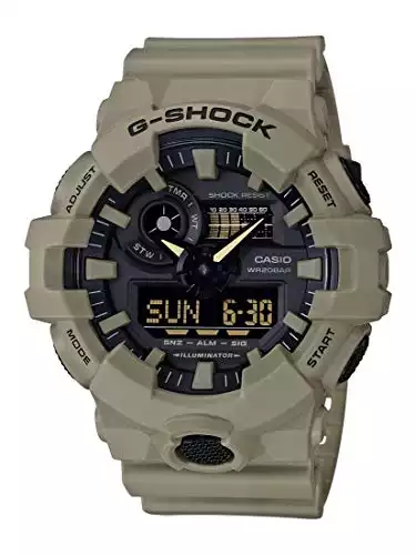 Casio Men's XL Series G-Shock Quartz 200M WR Shock Resistant