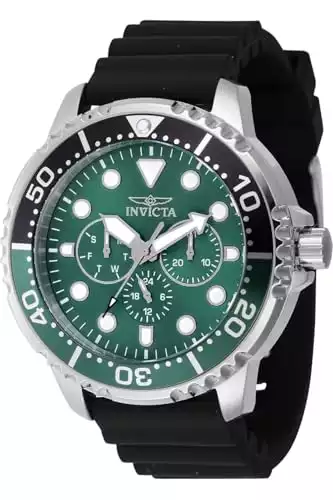 Invicta Pro Diver Men 48mm Stainless Steel Steel Green dial VH63 Quartz